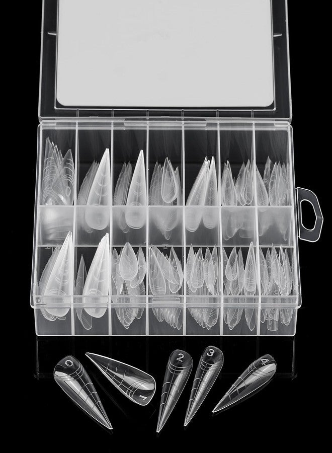 NMKL38 120PCS Dual Nail Forms 12 Sizes Extension Poly Nail Gel Full Cover Nail Molds (TI17V) - Image 5